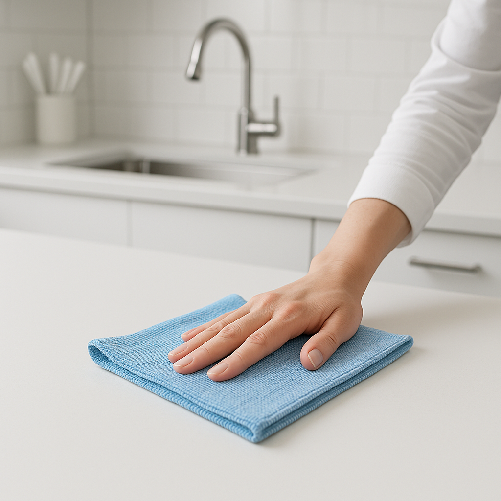 74-Piece Microfiber Sponge Pad Cleaning Kit with 300 gsm Cloths