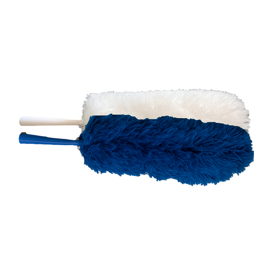24" White or Navy Flexible Duster